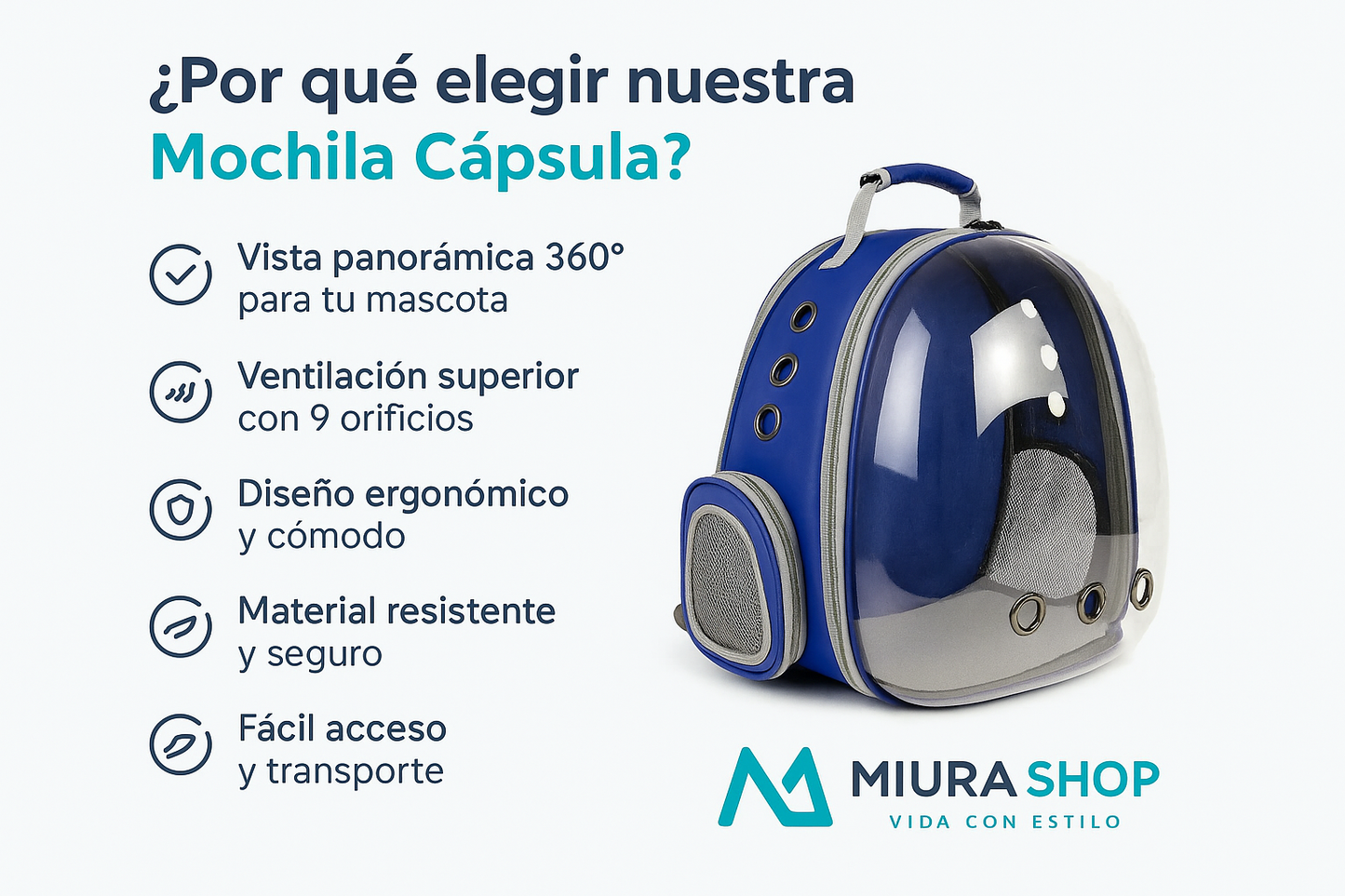 Beneficios Mochila Cápsula