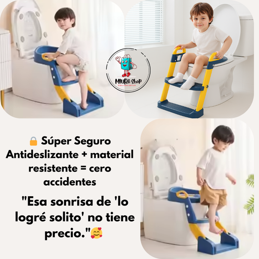 Pasitos Seguros 3 en 1 - Asiento Evolutivo Antideslizante para Bebés