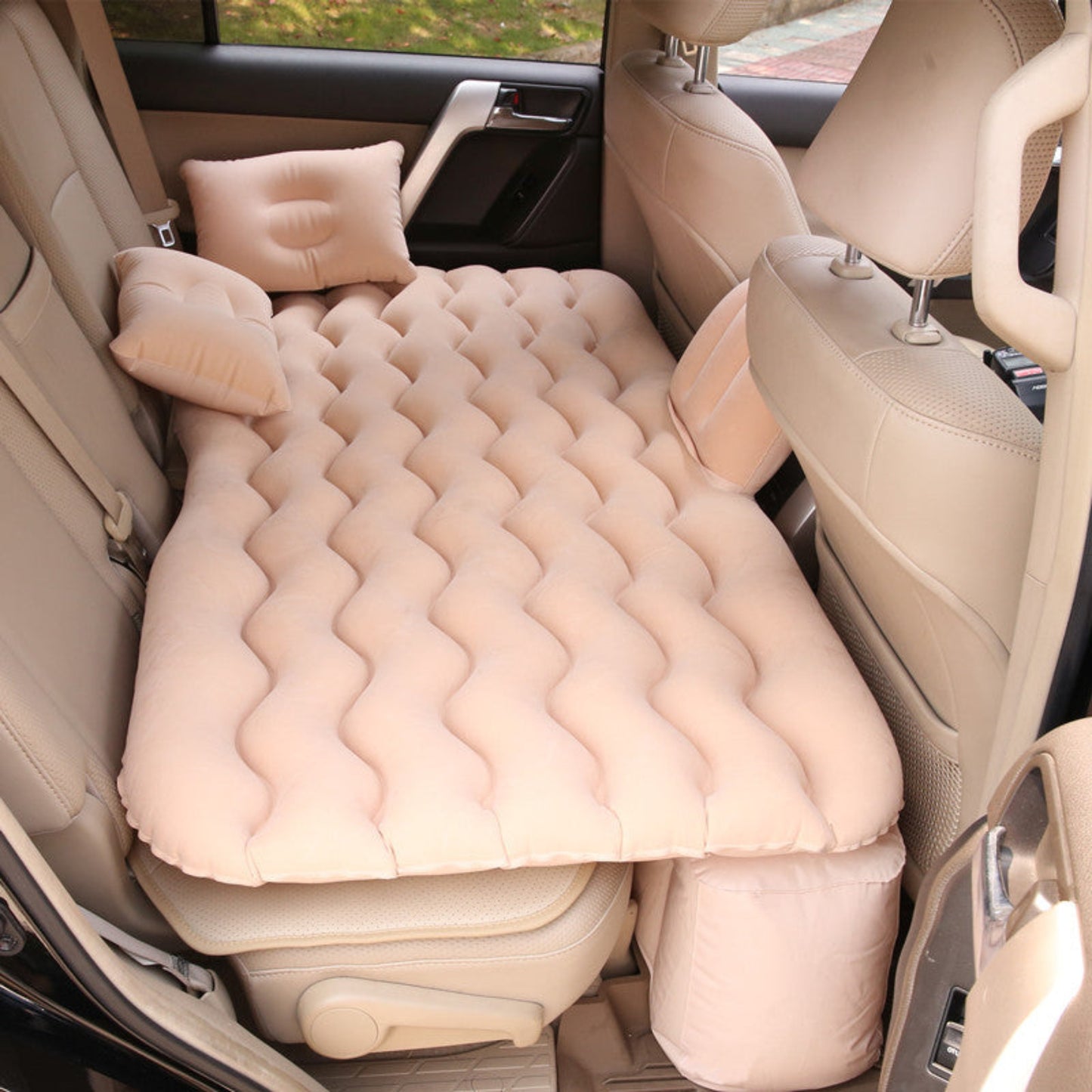 "Cama Inflable Premium para Coche 🚗✨ Confort en cada viaje"