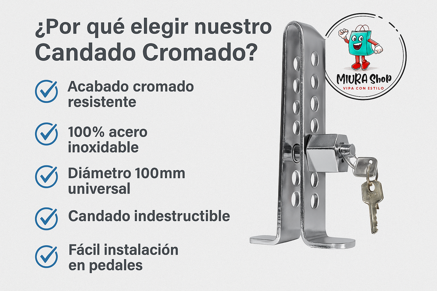 Por qué elegir Candado Cromado