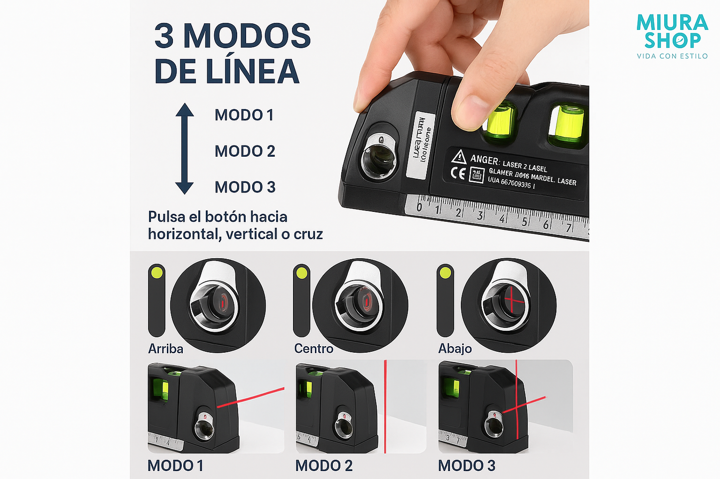 3 Modos de Línea - Instrucciones