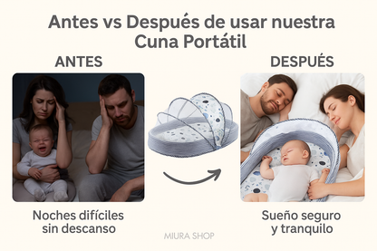 Antes vs Después Cuna