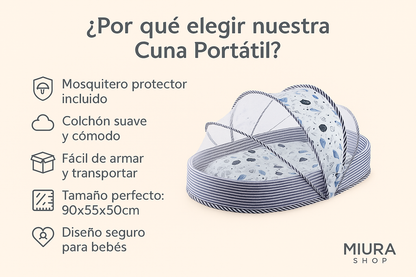 Por qué elegir Cuna Portátil
