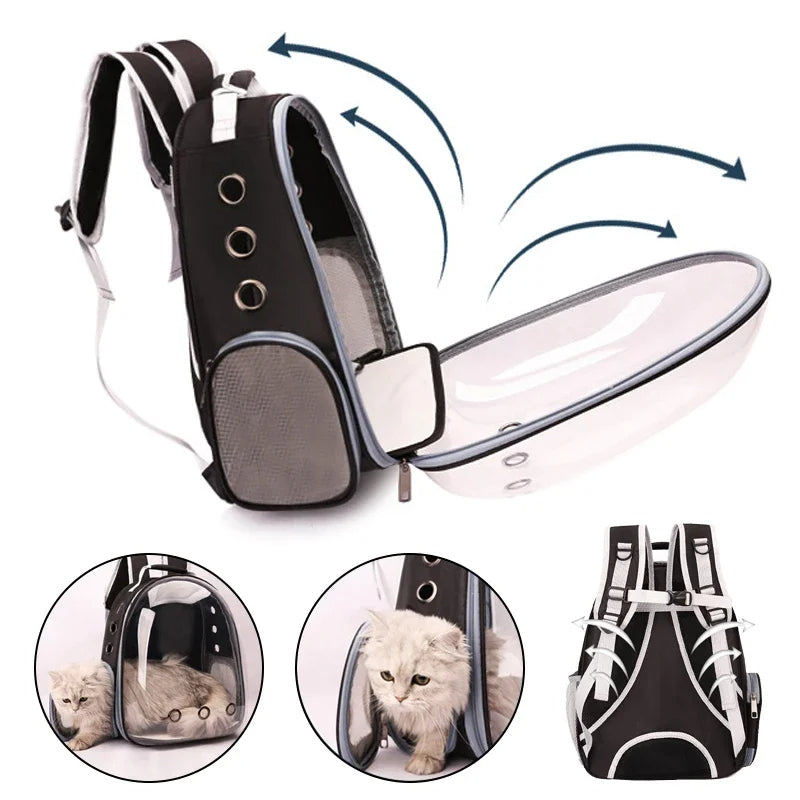 📏 Especificaciones

Altura: 40 cm

Largo: 34 cm

Peso recomendado: hasta 6 kg

Material: Poliéster resistente y duradero

Incluye: base acolchada extraíble para mayor confort